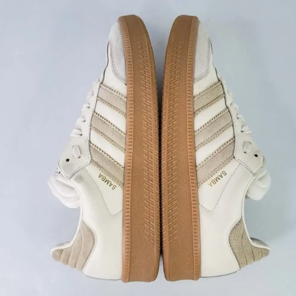Adidas Samba XLG Wonder White Magic Beige Sneakers Suede Men’s Size 11
